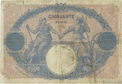 50 Francs BLEU ET ROSE FRANCIA  1898 F.14.10 RC+