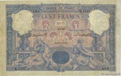 100 Francs BLEU ET ROSE FRANKREICH  1891 F.21.04 S