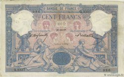 100 Francs BLEU ET ROSE FRANCE  1897 F.21.10