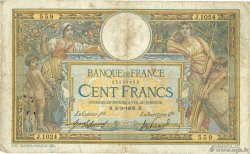 100 Francs LUC OLIVIER MERSON sans LOM FRANCE  1909 F.23.01