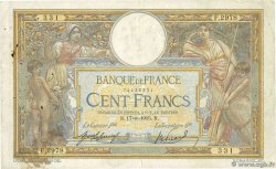 100 Francs LUC OLIVIER MERSON sans LOM FRANCE  1915 F.23.07 pr.TB