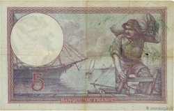 5 Francs FEMME CASQUÉE FRANCE  1925 F.03.09 TB+