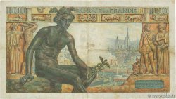 1000 Francs DÉESSE DÉMÉTER FRANCE  1942 F.40.10 TB