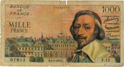 1000 Francs RICHELIEU FRANCE  1953 F.42.02