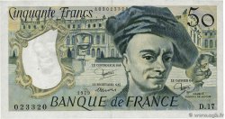 50 Francs QUENTIN DE LA TOUR FRANCE  1979 F.67.05 TTB