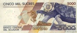 5000 Sucres ECUADOR  1999 P.126 MBC+