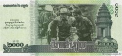 2000 Riels Commémoratif CAMBODGE  2013 P.64 NEUF