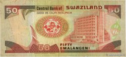 50 Emalangeni SWAZILAND  2001 P.31a TB