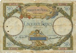 50 Francs LUC OLIVIER MERSON FRANCE  1929 F.15.03