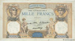 1000 Francs CÉRÈS ET MERCURE FRANCE  1930 F.37.05
