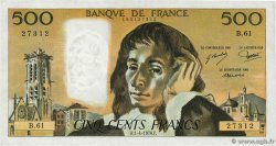 500 Francs PASCAL FRANCE  1976 F.71.14