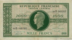 1000 Francs MARIANNE THOMAS DE LA RUE FRANCE  1945 VF.13.01