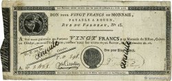 20 Francs Annulé FRANCE Rouen 1801 PS.245b