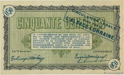 50 Centimes FRANCE régionalisme et divers Belfort 1918 JP.023.41 SUP