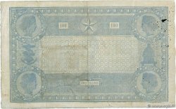 100 Francs type 1862 - Bleu à indices Noirs FRANCIA  1871 F.A39.07 BC+