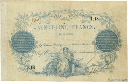 25 Francs type 1870 - Clermont-Ferrand Faux FRANCIA  1870 F.A44.01x