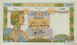 500 Francs LA PAIX FRANCE  1944 F.32.46