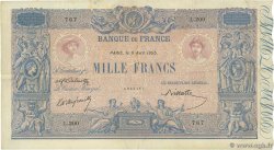 1000 Francs BLEU ET ROSE FRANCIA  1895 F.36.07 BC+