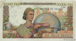 10000 Francs GÉNIE FRANÇAIS FRANKREICH  1946 F.50.14 S