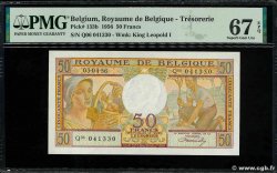 50 Francs BELGIO  1956 P.133b FDC
