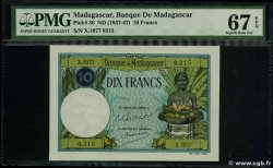 10 Francs MADAGASCAR  1948 P.036 NEUF