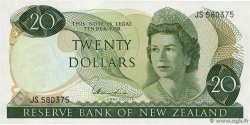 20 Dollars NOUVELLE-ZÉLANDE  1975 P.167d SPL