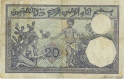 20 Francs ALGERIA  1929 P.078b VG