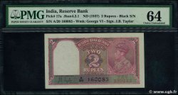 2 Rupee INDIEN
  1937 P.017a fST+