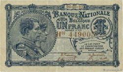 1 Franc BÉLGICA  1922 P.092 EBC