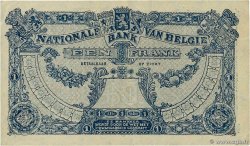 1 Franc BELGIEN  1922 P.092 VZ