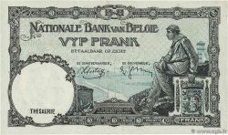5 Francs BELGIUM  1938 P.108a XF