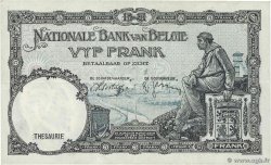 5 Francs Fauté BÉLGICA  1938 P.108a EBC