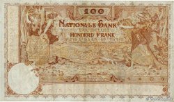 100 Francs BELGIEN  1914 P.071 SS