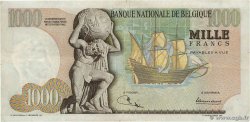 1000 Francs BÉLGICA  1970 P.136b MBC