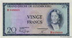 20 Francs LUXEMBURG  1955 P.49a fST+