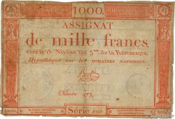 1000 Francs FRANCE  1795 Ass.50a B