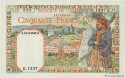 50 Francs ALGERIEN  1942 P.087