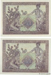 20 Francs Consécutifs ALGÉRIE  1945 P.092b NEUF