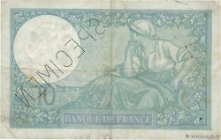 10 Francs MINERVE modifié Spécimen FRANCE  1939 F.07.11Scp TTB