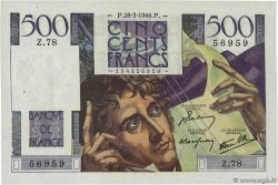 500 Francs CHATEAUBRIAND FRANCE  1946 F.34.05 AU