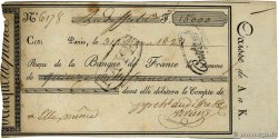 15000 Francs FRANKREICH  1823 F.-