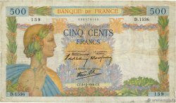 500 Francs LA PAIX FRANCIA  1940 F.32.10