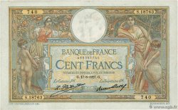 100 Francs LUC OLIVIER MERSON grands cartouches FRANKREICH  1927 F.24.06