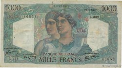 1000 Francs MINERVE ET HERCULE FRANKREICH  1946 F.41.17