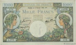 1000 Francs COMMERCE ET INDUSTRIE FRANCIA  1941 F.39.04 SPL