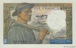 10 Francs MINEUR FRANCE  1949 F.08.20