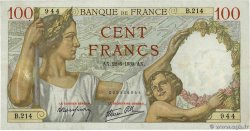 100 Francs SULLY FRANCIA  1939 F.26.03 BB
