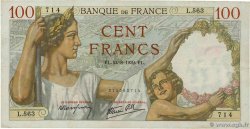 100 Francs SULLY FRANKREICH  1939 F.26.05 SS