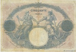 50 Francs BLEU ET ROSE FRANCIA  1926 F.14.39 q.BB