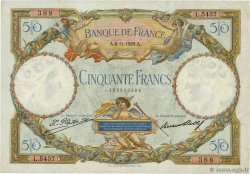 50 Francs LUC OLIVIER MERSON FRANCIA  1929 F.15.03 q.BB